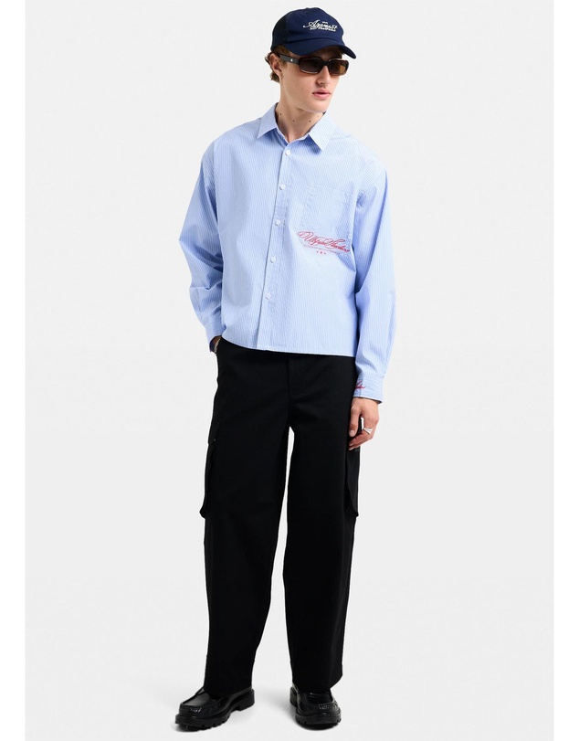 Black Noise White Rain - Still Air Long Sleeve Shirt
