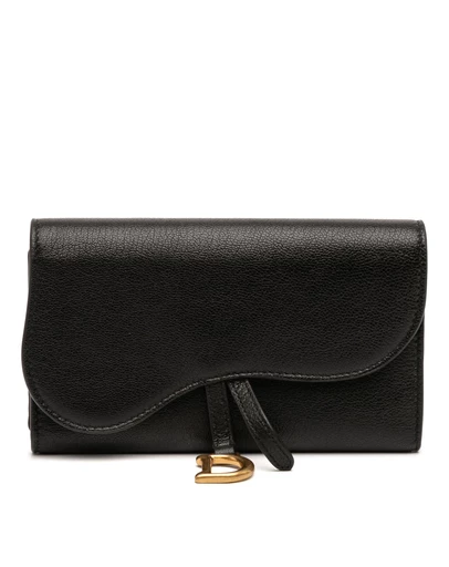 Pre-Loved by Azura Reborn - Pre-Loved Goatskin Saddle Long Wallet
