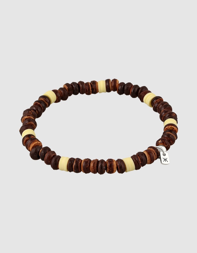 Kuzzoi - ICONIC EXCLUSIVE - Coconut Donut Bead Bracelet in 925 Sterling Silver
