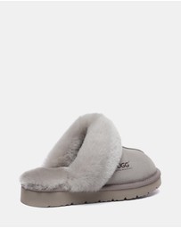 EVERAU - Australian Shepherd Ugg Muffin Slipper Special Cow Suede Upper House Shoes