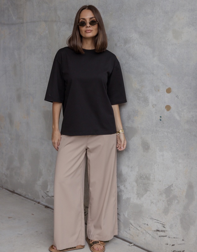 ALEXANDRA - Zuri T-Shirt Black