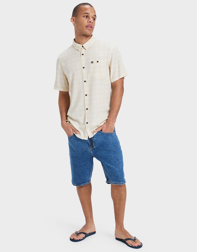 Quiksilver - Mens Safe Paradise Short Sleeve Shirt