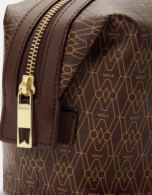 Wolf - Wolf Signature Washbag Brown