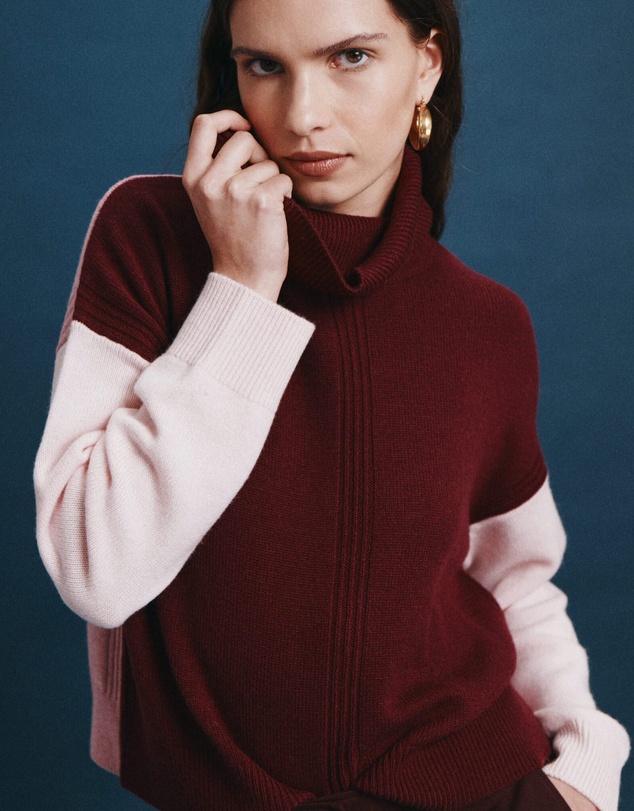 SABA - Claudia Wool Colour Block Knit