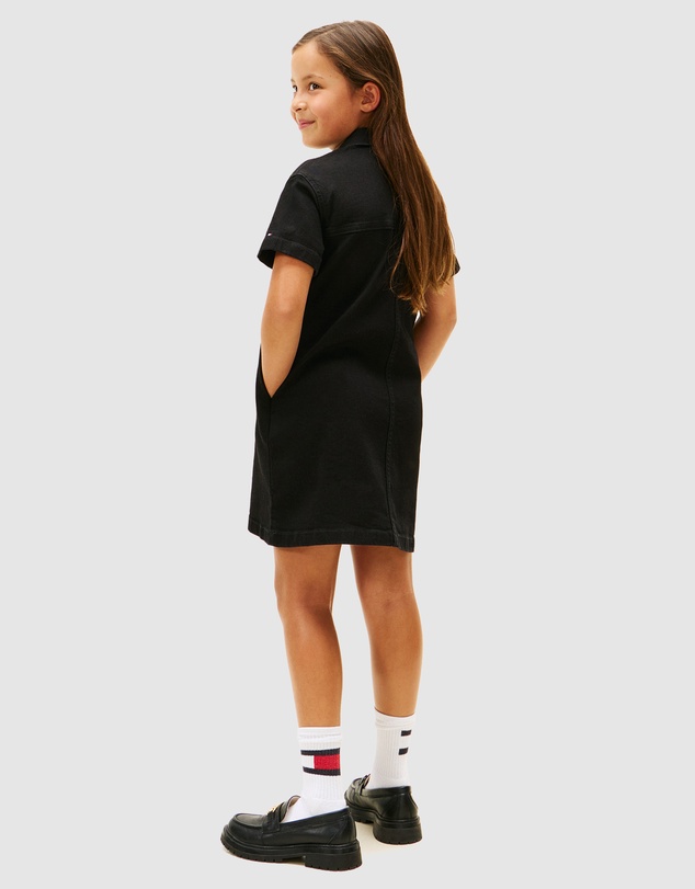 Tommy Hilfiger - A-Line Denim Dress - Teens