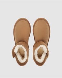 EVERAU - Australian Shepherd Ugg Mini Winza Cow Suede Upper UGG Boots