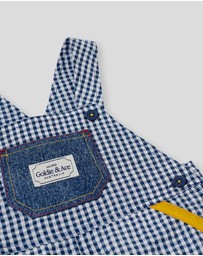 Goldie + Ace - Gingham Colour Pop Burton Overall - ICONIC EXCLUSIVE - Babies-Kids