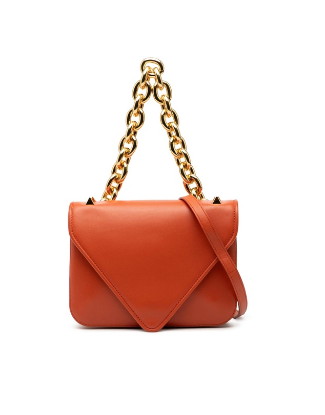 Pre-Loved by Azura Reborn - Pre-Loved Small Leather Mount Envelope Chain Bag