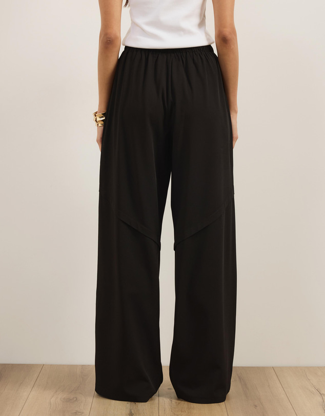 Atmos&Here - Zoe Relaxed Drawstring Pants With Seam Detail