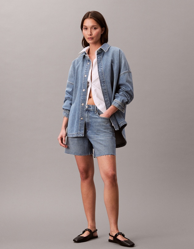 Calvin Klein Jeans - Denim Boyfriend Button-Down Shirt