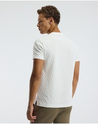 Calibre - Monogram Jacquard T-shirt White