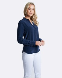 The Fable - Deep Sea Silk Shirt