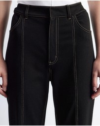 & Other Stories - Flared Topstitched Trousers
