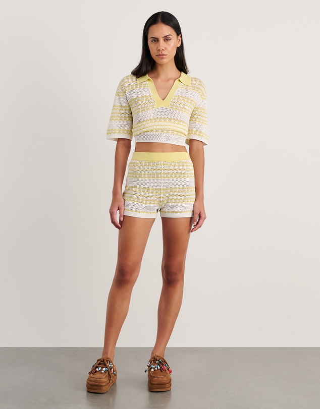 Jag - Brita Stripe Pull On Short