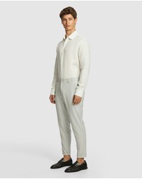 yd. - Malta Smart Slim Linen Shirt