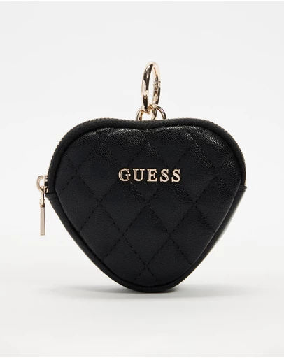 GUESS - Heart Pouch Keychain