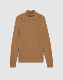 Politix - Textured Roll Neck Knit