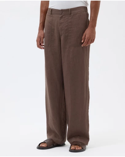 AERE - Alfie Relaxed Linen Pants