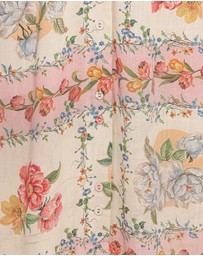 Petal & Pup - James Button Through Maxi Dress - Rose Tile