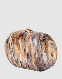 Olga Berg - Maeve Marble Clutch