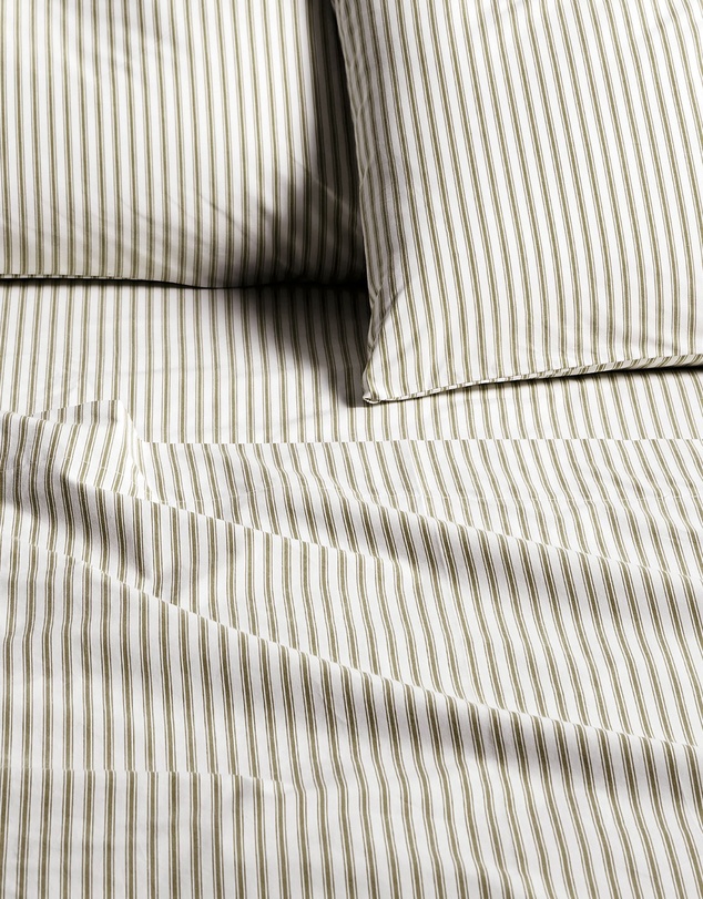 Aura Home - Ticking Stripe Sheet Set