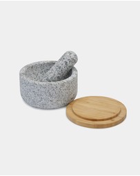 Joseph Joseph - Dash™ Pestle & Mortar with Bamboo Lid