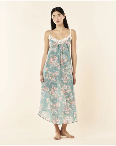 Papinelle - Elise Lace Front Maxi Nightie