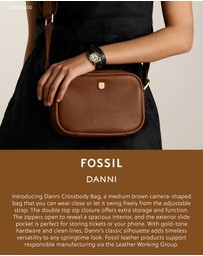 Fossil - Danni Brown Crossbody Bag