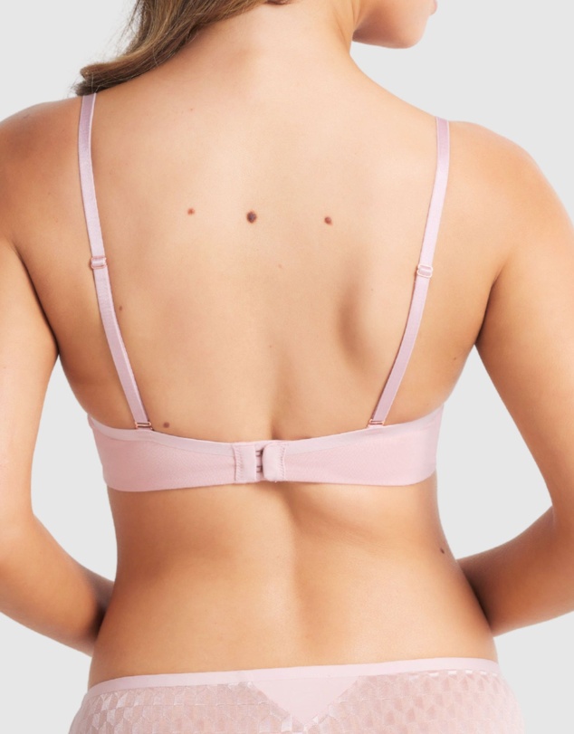 Fine Lines - Cotton Plunge Bra