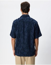 Scotch & Soda - Jacquard Short Sleeve Shirt