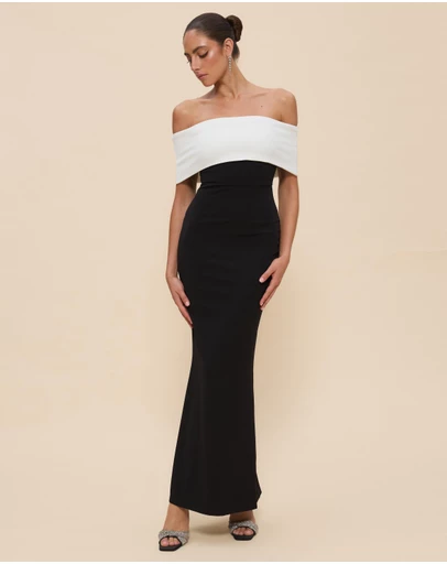 CHANCERY - Diana Off The Shoulder Midi Dress
