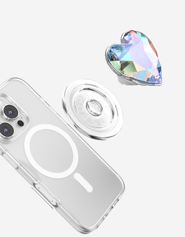 PopSockets - PopGrip MagSafe Phone Grip Holder + Magnetic Adapter Ring