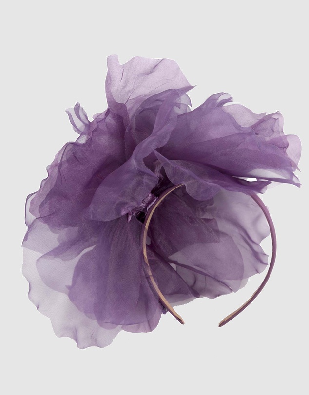 Fillies Collection - Large Purple Flower Fascinator Headband
