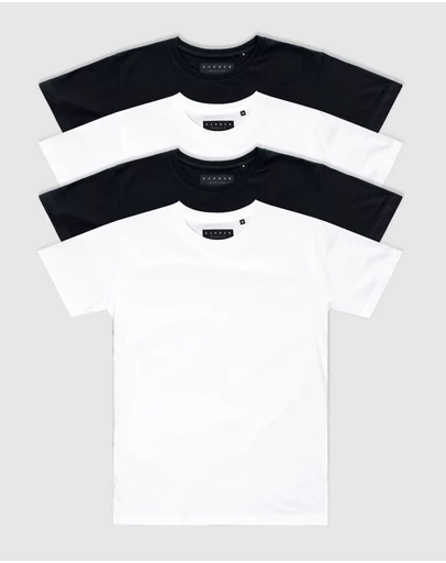 Xander - 4-Pack Blanc Tee - Youth
