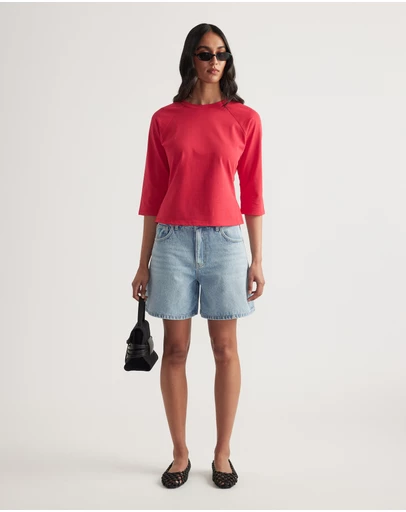 Decjuba - Holland Raglan Sleeve Tee