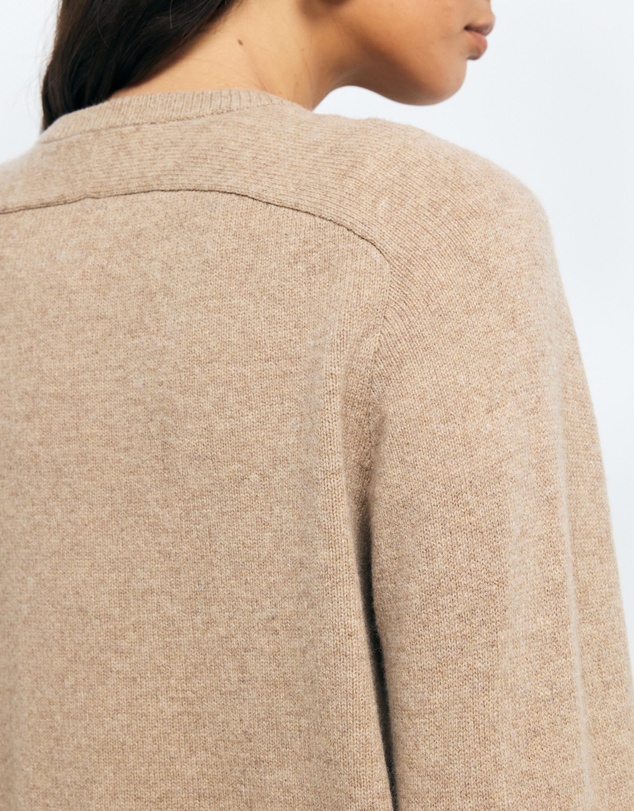 AERE - Isla Merino Wool Relaxed Cardigan