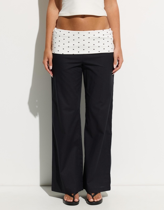 Dazie - Makay Low Rise Fold Down Pants