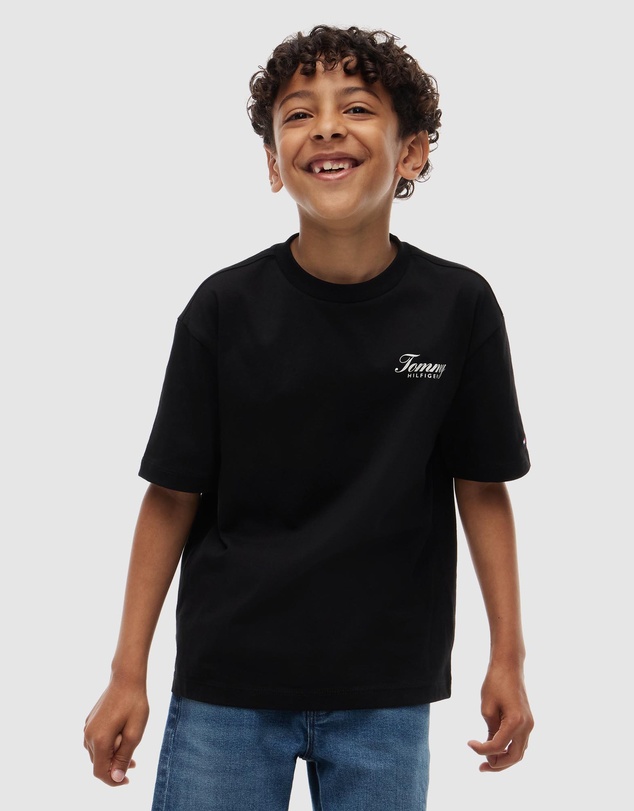 Tommy Hilfiger - Graffiti Logo Jersey T-Shirt - Kids