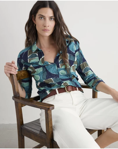 Seasalt - Seasalt Cornwall Blue Larissa Shirt