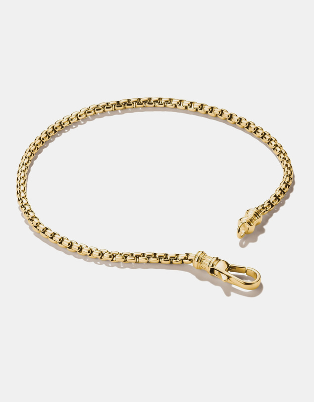 THOMAS SABO - Gold-Tone Stainless Steel Box Chain Bracelet 2.7mm