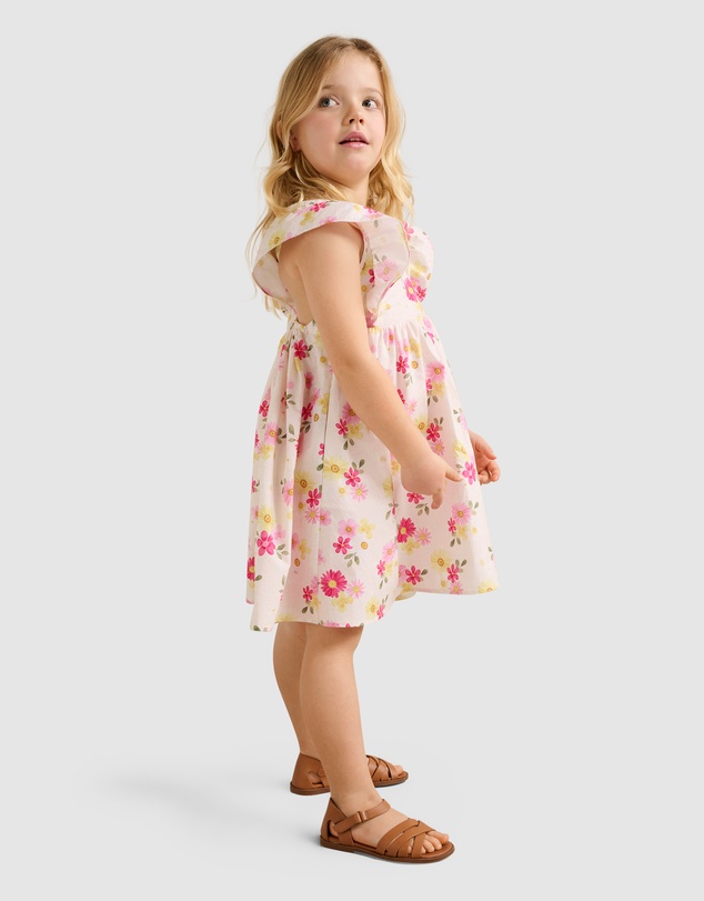 Forever New Girls - Hana Girls V-Neck Back Printed Dress