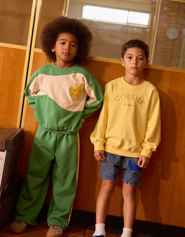 Goldie + Ace - Primary Pop Noah Denim Shorts - Babies-Kids