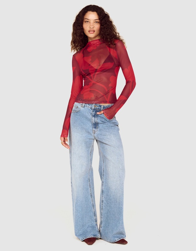 MINKPINK - Airi Mesh Top