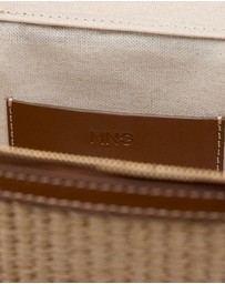 M.N.G - Natural Fibre Toiletry Bag with Zip