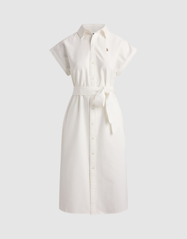 Polo Ralph Lauren - Belted Cotton Oxford Shirtdress