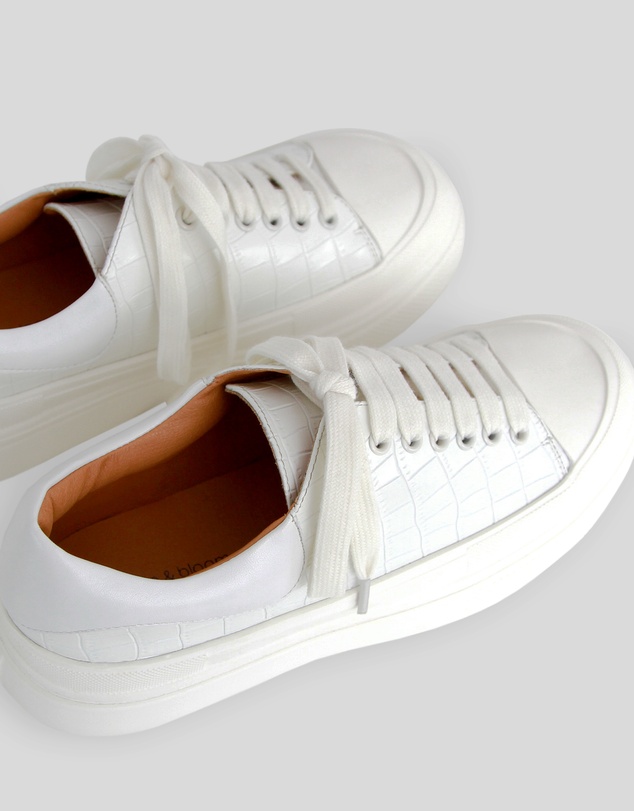 Belle & Bloom - Just A Dream Croc Leather Sneaker