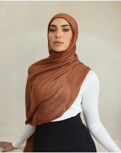 Mod Squad - Double Stitch Hijab- Terracotta