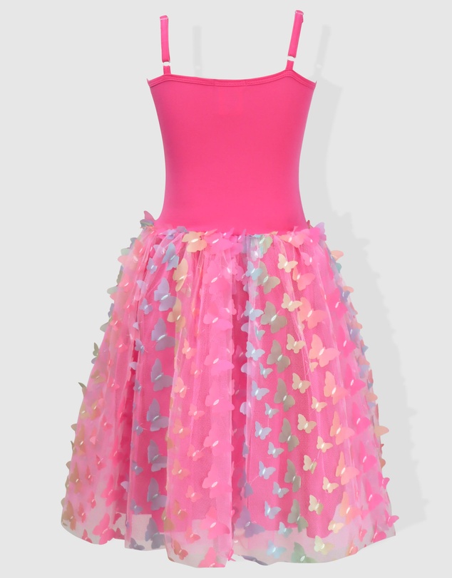 Pink Poppy - Rainbow Butterfly Dress