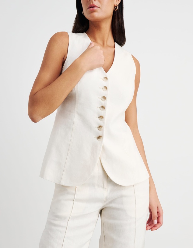 Jag - Kayla Linen Vest