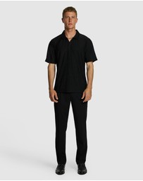 yd. - Diego Textured Polo Shirt